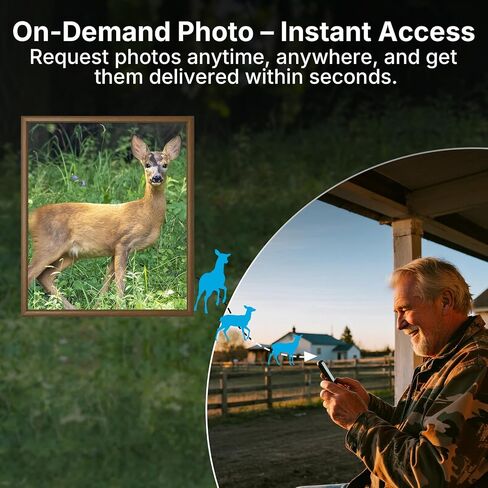 Meidase S965 Cellular Trail Camera, 4G LTE, 48MP Photo, 1296P HD Video, Live View, On-Demand, Shared Data Plan, Motion Activated in Saudi Arabia