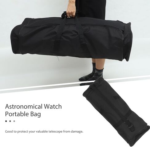Portable Telescope Bag with Shockproof Nylon Material and Comfortable Shoulder Strap for Outdoor Use, Simple Design Protective Telescope Storage Pouch for Travel and Hiking in Kuwait