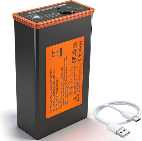 MMA-EM8-1 Battery Compatible with Edge Series Cellular Trail Camera Battery Moultrie Edge, Edge 2 PRO, Edge 2, Edge PRO, 5000mAh in Saudi Arabia
