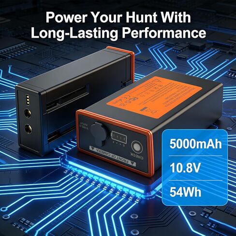 MMA-EM8-1 Battery Compatible with Edge Series Cellular Trail Camera Battery Moultrie Edge, Edge 2 PRO, Edge 2, Edge PRO, 5000mAh in Saudi Arabia