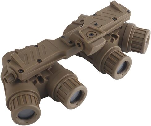 Tactical Night Vision Goggles Model with Adjustable Helmet Mount for PVS15/PVS18/GPNVG18, No Function (Tan) in Saudi Arabia