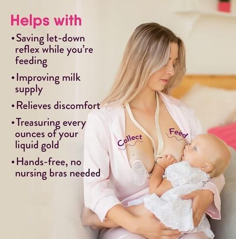 NatureBond Silicone Breast Pump with lid, Stopper, Strap, Pouch. Breastfeeding Essential Premium All in 1 Set. 3.4oz 100ml (Premium All-in-ONE) in Saudi Arabia