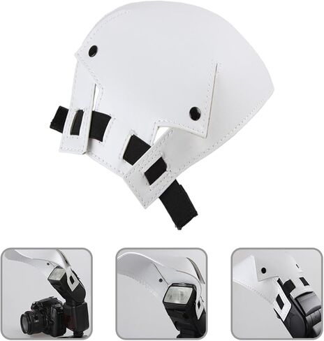 Toddmomy 2pcs Camera Flash Reflector Soft Diffuser Translucent Light Reflector for DSLR Speedlight Flash Lighting Studio and Outdoor Use in Kuwait