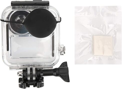 Panoramic Camera Sealed Housing Shell Cover PC Stainless Steel 20 Meters Depth Protecting Diving Case Transparent Professional Underwater Photography Accessory for Max in Saudi Arabia