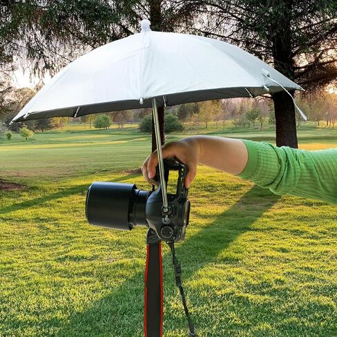 Camera Umbrella Hot Shoe Protector Rain Cover DSLR Waterproof Accessory Easy to Use Reliable Polyester Steel Rib Suitable for Travel Camera Protection in Kuwait