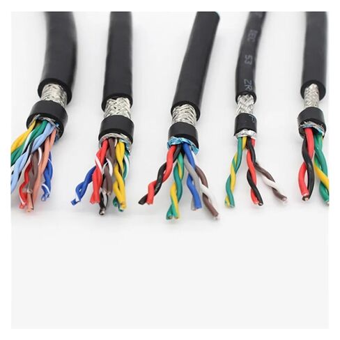 Communication Equipment Twisted-Pair Shielded Cable 12/14/16/20core 20 22 18 26 24awg 5 M PVC Pure Copper Core Communication Signal Wire and Cable(5 Meters,24 CORES_20 AWG 0.5MM) in Saudi Arabia