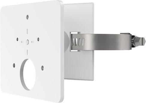 Pole Mount for eufyCam S4, PoE Bullet-PTZ Cam S4 and PoE Cam E40 | Mounting on round or square poles 1.5–12 inches in diameter, no-drill bracket for quick and flexible installation in Saudi Arabia