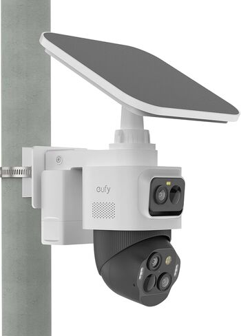 Pole Mount for eufyCam S4, PoE Bullet-PTZ Cam S4 and PoE Cam E40 | Mounting on round or square poles 1.5–12 inches in diameter, no-drill bracket for quick and flexible installation in Saudi Arabia