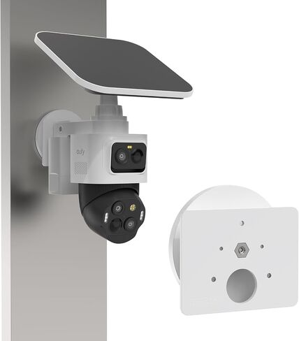 Universal Magnetic Mount Compatible with eufy 4K NVR Security Camera System S4 Max,eufy Security eufyCam S4,eufy PoE Bullet Security Camera E40,eufy PoE Bullet-PTZ Cam S4,Cameras (White) in Saudi Arabia