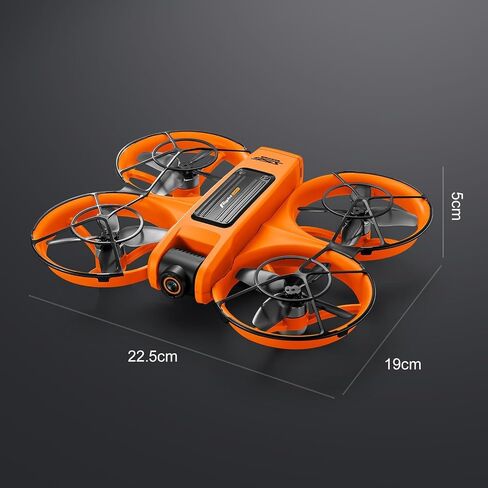 RC Quadcopter FPV Drone with 4.92 Inch Screen Integrated on Transmitter, Equipped with UHD Dual Lens Camera, Brushless Motors, Optical Flow Positioning Hover, Full Surround 360° Propeller Protection Frame, 6-Axis Gyro Stabilization, Headless Flight Mode,  in Kuwait