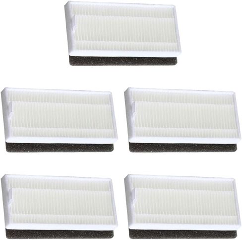HEPA Filters for ionvac for smartclean 2000 for robovac 5-Pack | HEPA-style filtration, captures microscopic dust, fits for ionvac for smartclean 2000, 5-pack value set in Saudi Arabia