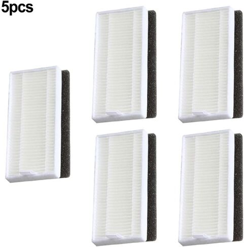 HEPA Filters for ionvac for smartclean 2000 for robovac 5-Pack | HEPA-style filtration, captures microscopic dust, fits for ionvac for smartclean 2000, 5-pack value set in Saudi Arabia