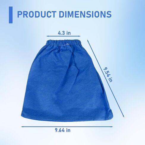 3 pcs Cloth Filter Bag for Craftsman 2&2-1/2 Gal, Replaces 916949, 9-16949 in Saudi Arabia