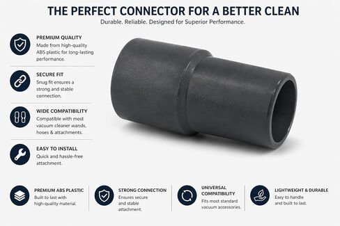 Replacement of Cen-Tec Systems. 1-1/4'' Hose Cuff for Wire-Reinforced Hose, Grey #32-1300-92 in Saudi Arabia