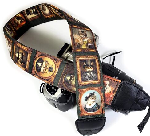 Fancy Cat Camera Strap, Cats Camera Strap Universal DSLR Neck & Shoulder Strap, Photography Accessory, Gift for Men & Women in Saudi Arabia
