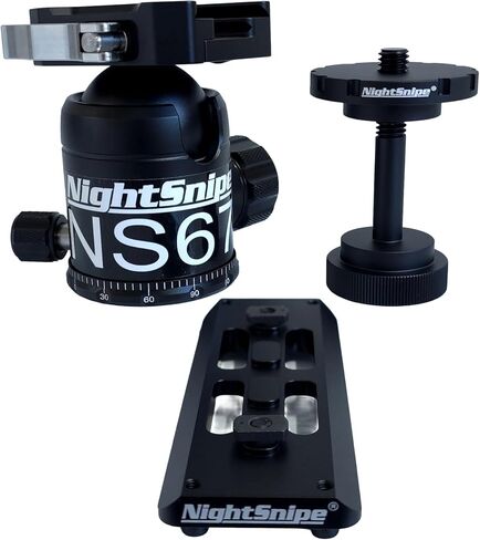 BOG DeathGrip Ball Head Conversion Kit | Ball Head Adapter + Arca-Swiss M LOK Mount + NS67 Ball Head | for use with BOG DeathGrip Tripod in Saudi Arabia