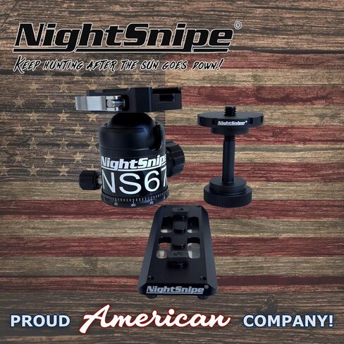 BOG DeathGrip Ball Head Conversion Kit | Ball Head Adapter + Arca-Swiss M LOK Mount + NS67 Ball Head | for use with BOG DeathGrip Tripod in Saudi Arabia