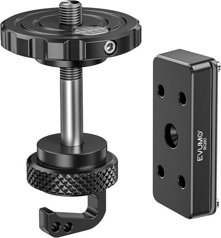Used - 39.99 EVUMO Ball Head Conversion Kit for BOG DeathGrip Tripod, 6061-T6 Aluminum Ball Head Converter Adapter and Arca Swiss Saddle Mount Plate Complete Kit Combo for BOG Shooting Tripod in Saudi Arabia