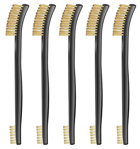 5 Pcs Brass Brushes for Cleaning Metal, Brass Brush, Brass Wire Brushes, Rust Removal, Cleaning, and Polishing in Saudi Arabia
