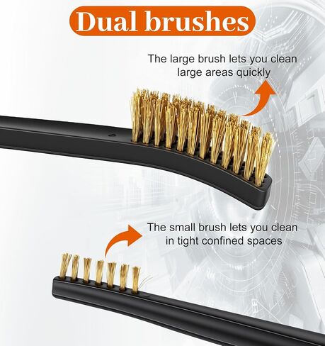 5 Pcs Brass Brushes for Cleaning Metal, Brass Brush, Brass Wire Brushes, Rust Removal, Cleaning, and Polishing in Saudi Arabia