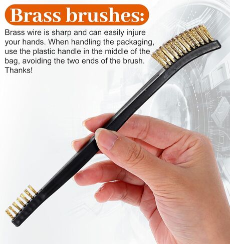5 Pcs Brass Brushes for Cleaning Metal, Brass Brush, Brass Wire Brushes, Rust Removal, Cleaning, and Polishing in Saudi Arabia