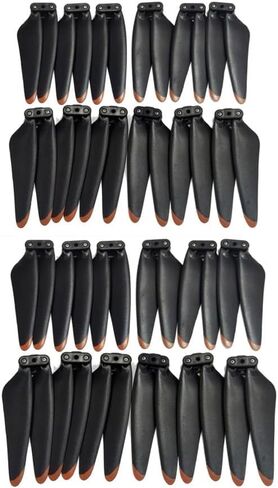 4/12/24PCS Propeller Kit Fit for AE86 PRO MAX Drone RC Quadcopter Wing Blade Maple Leaf Rotor Accessory(24PCS) in Saudi Arabia