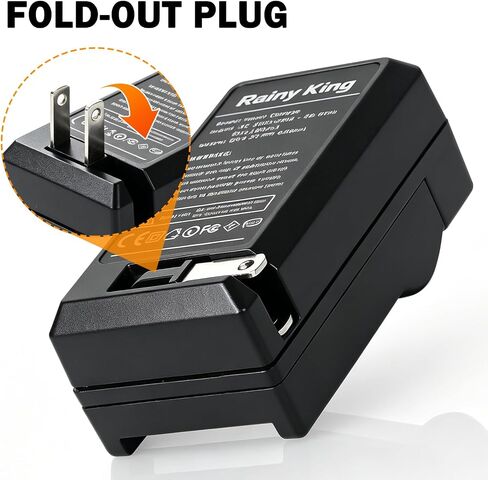 Rainy King LP-E10 Battery + Charger for Canon EOS Rebel T3, T5, T6, T7, 1100D, 1200D, 1300D, Kiss X50, X70, X80, X90 in Saudi Arabia