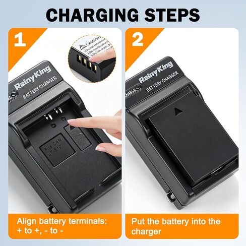 Rainy King LP-E10 Battery + Charger for Canon EOS Rebel T3, T5, T6, T7, 1100D, 1200D, 1300D, Kiss X50, X70, X80, X90 in Saudi Arabia