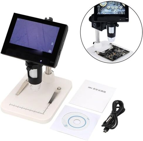 Microscope 4.3" 1000X HD LCD Monitor Electronic Digital Video Microscope LED in Saudi Arabia
