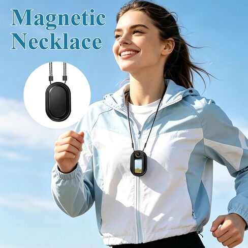Mini Body Camera, Wearable POV Action Cam for Vlogging, Sports | 180° Rotating Lens, 1080P HD Audio and Video Recording,1.47" color screen, Magnetic Mount, Thumb-Size for Outdoor, Pets in Saudi Arabia