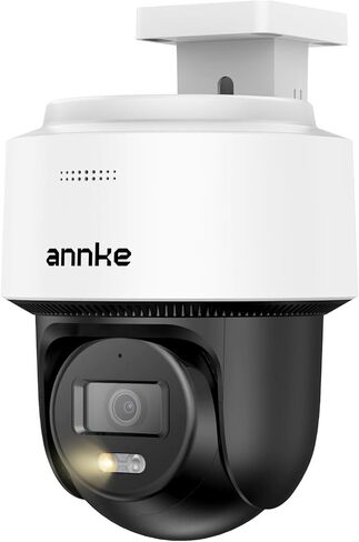 كاميرا ANNKE 4K PT PoE، كاميرا أمان IP خارجية بزاوية 345 درجة وإمالة 80 درجة في الهواء الطلق (ليست PTZ) | صوت ثنائي الاتجاه، لايت للتتبع التلقائي للإنسان، اكتشاف الذكاء الاصطناعي لمراقبة الأعمال المنزلية، إضاءة مزدوجة ذكية، فتحة بطاقة SD سعة 512 جيجابايت in Kuwait