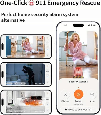 Gyliziex Indoor Security Camera 2 Packs, 2K 5G WiFi Baby/Pet/Dog/Nanny Cameras for Home Security, 360 PTZ Security Cameras with US Servers Phone App, 911 One-Tap Call,AI Smart Detection in Saudi Arabia