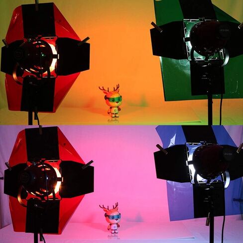 Meking 6pcs 16x20in Lighting Gels Filter with Wooden Clips for Gels 6 Color | Transparent Color Correction Roll Film Plastic Sheet for Led Flash Strobe Light in Saudi Arabia