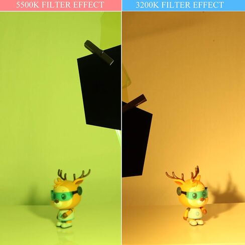 Meking 6pcs 16x20in Lighting Gels Filter with Wooden Clips for Gels 6 Color | Transparent Color Correction Roll Film Plastic Sheet for Led Flash Strobe Light in Saudi Arabia