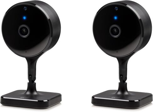 Eve Cam (2 Pack, Apple Home) – Smart Indoor Camera, 1080p Resolution, Wi-Fi, 100% Privacy, HomeKit Secure Video, iPhone Notifications, Microphone and Speaker, Night Vision, Flexible Installation in Saudi Arabia