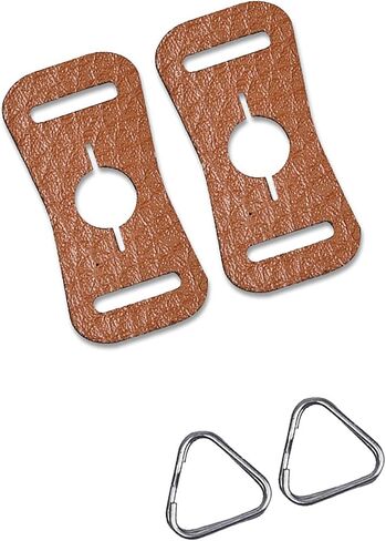 Stainless Steel Camera Belt Adapter with Leather Pad for DSLR Quick-Install Protective Hook Accessory Camera Shoulder Belt Adapter in Saudi Arabia