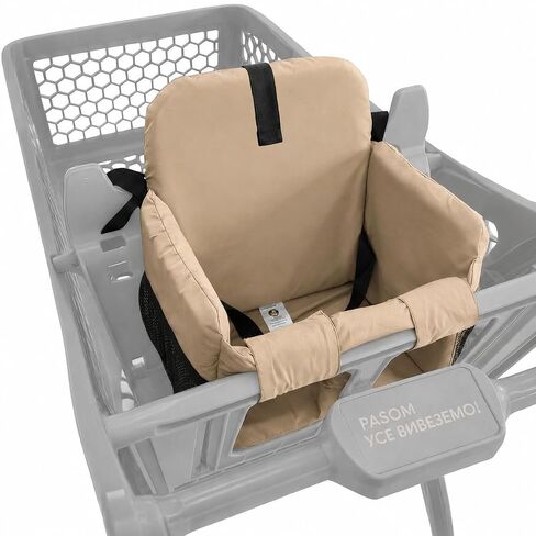 Shopping Cart Cover for Baby - High Chair Cover for Babies - Grocery Cart Cover for Baby - Space-Saving Design Easy to Install Seat – Mint in Saudi Arabia