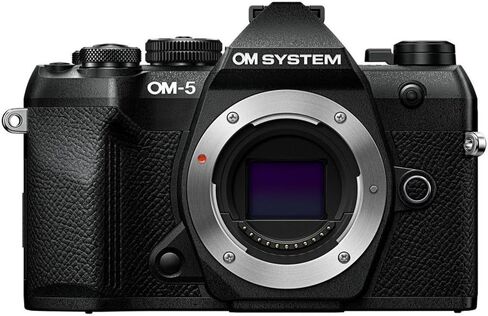 حزمة كاميرا Om SYSTEM OM-5 Mark II بدون مرآة (أسود) | الملحقات المتضمنة (5 قطع) in Kuwait
