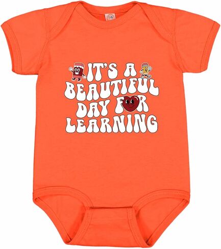 Shark & Hammer It's A Beautiful Day For Learning, Vintage Teaching Back to School Baby Creeper Boys Girls Infant Bodysuit in Saudi Arabia