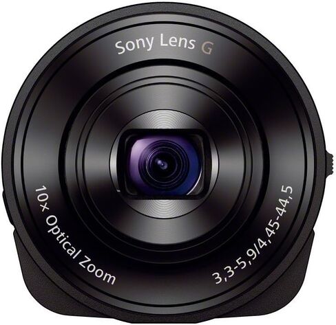 كاميرا هاتف سوني DSC-QX10/W قابلة للتركيب على شكل عدسة مقاس 4.45-44.5 ملم in Kuwait