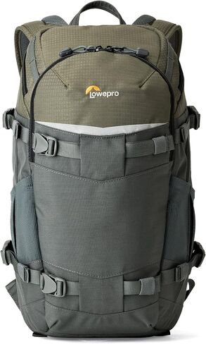 Lowepro LP37014-PWW, Flipside Trek BP 250 AW Backpack for Camera with ActiveZone Suspension System, Tablet Compartment, Grey/Dark Green in Kuwait
