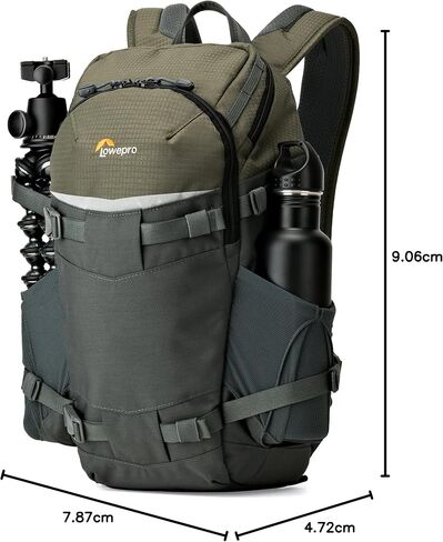 Lowepro LP37014-PWW, Flipside Trek BP 250 AW Backpack for Camera with ActiveZone Suspension System, Tablet Compartment, Grey/Dark Green in Kuwait