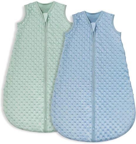 Yoofoss Fleece Baby Sleep Sack,TOG 1.5 Baby Wearable Blanket with 2-Way Zipper in Kuwait