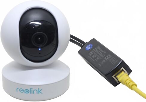 فاصل PoE نشط 5 فولت 2.4 أمبير مع قابس 2.5 مم × 0.7 مم لإعادة الارتباط | لـ Reolink E1 (V2)، E1 Pro، E1 Zoom، Lumus V2 & Pro، يدعم محولات IEEE 802.3af/at/bt PoE 44-57 فولت in Kuwait