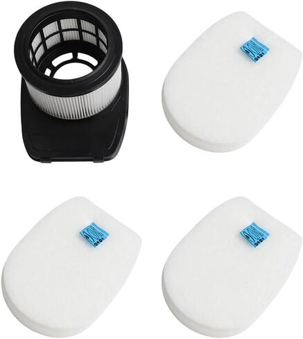 For Shark IZ300 IZ300UK IZ300UKT IZ320 IZ320UK IZ320UKT Vacuum Cleaner Filter Set, 4-Pack Replacement HEPA Sponge Filters for Cordless Models, Easy Install in Saudi Arabia