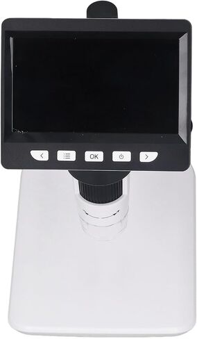 Digital Microscope 1000x, Streaming Still Image Recording Digital Electron Microscope Accurate Micromovement Coarse 8 Adjustable LEDs for USB Inspection in Kuwait
