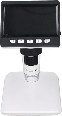 Digital Microscope 1000x, Streaming Still Image Recording Digital Electron Microscope Accurate Micromovement Coarse 8 Adjustable LEDs for USB Inspection in Kuwait