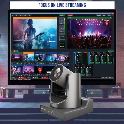30X NDI PTZ Camera Kits - 2pcs 30X NDI Camera with 1pcs IP Joystick Controller Package for Church Live Streaming Video Production（2X AV-CM30-NDI and 1x AV-Joy-IP） in Saudi Arabia