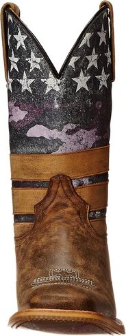 Tin Haul Shoes Women's American Woman Western Boot, Brown/Navy, 9.5 M US in Saudi Arabia