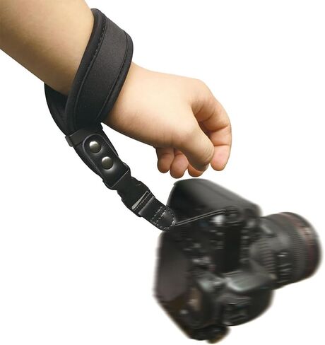 حزام يد وسوار معصم للكاميرا من النيوبرين من BESPORTBLE لكاميرات Dslr بدون مرايا، حزام أمان سريع الفك مضاد للانزلاق، قبضة مريحة للمصورين واستخدام السفر in Kuwait